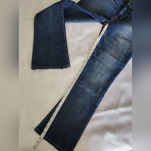 Hudson NWT Brix High-Rise Cropped Flared Stretch Denim Dark Wash Jeans Size 27 - Picture 10 of 10